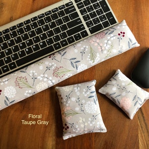 Gift set Keyboard mouse wrist rest ergonomic support Mothers Fathers Day coworker teacher new job graduation birthday gift for him her