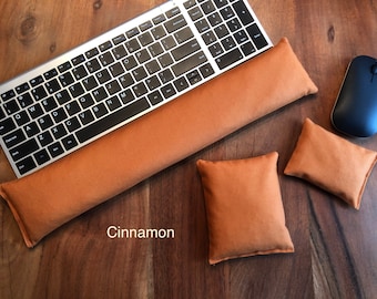 Gift set Keyboard mouse wrist rest ergonomic support Fathers Day Christmas coworker teacher graduation birthday desk office gift for him her