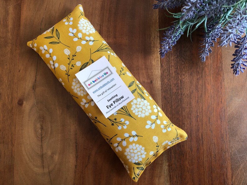 Lavender Heating Pad Hot & Cold Pack Eye Pillow Aromatherapy Etsy