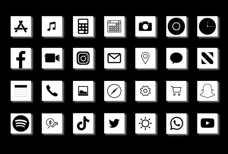 How To Make App Icons Black And White Ios 14 Most Aesthetic IOS 14 