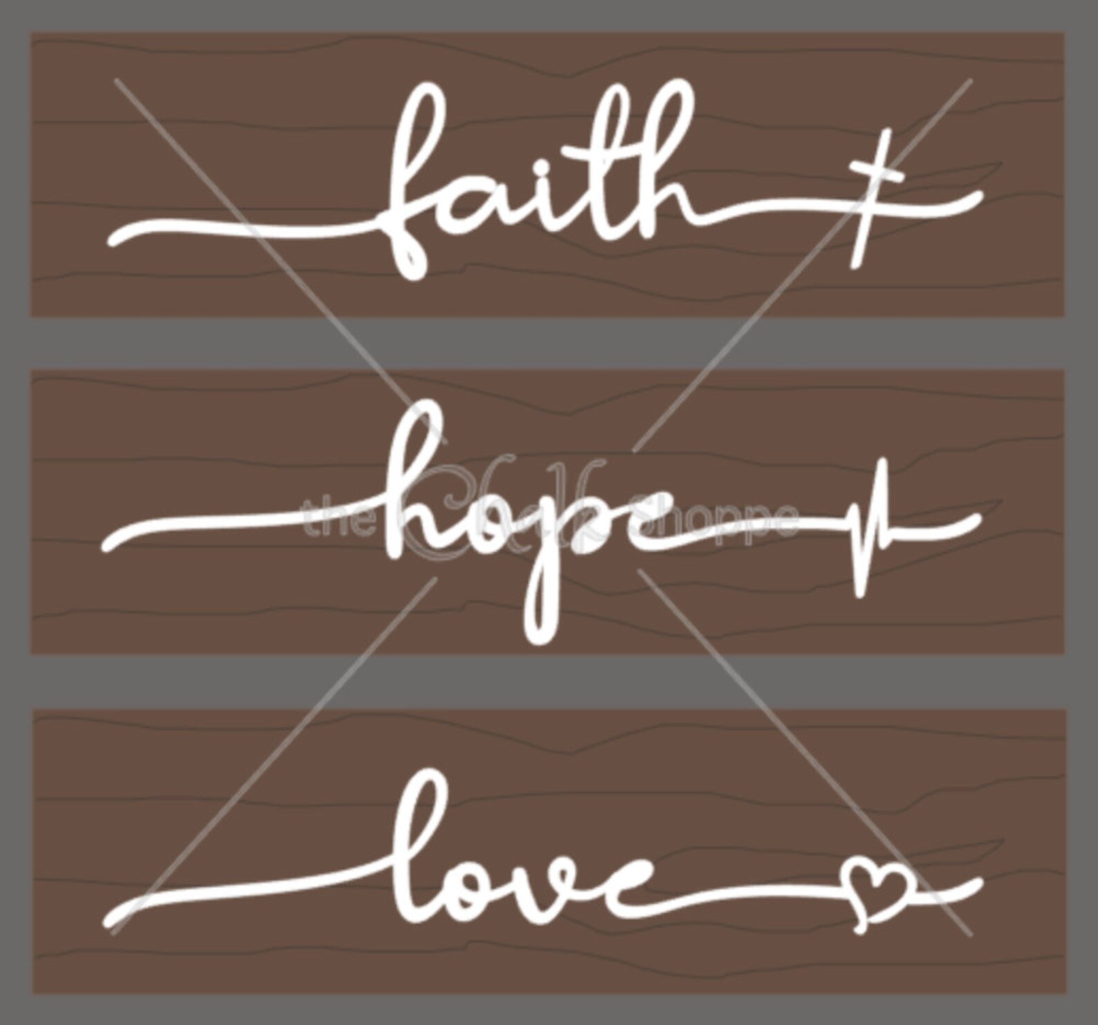 Faith Hope Love Silkscreen Adhesive Stencil - Etsy Italia