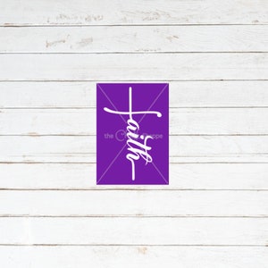 Faith Reusable Adhesive Silkscreen Stencil | Adhesive Transfer | Chalk Screen Print | Stencils for Wood Signs | DIY Signs | Easy Signs