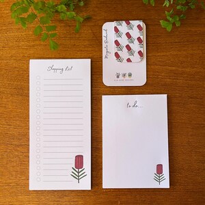 Banksia Gift Pack - Shopping List - To do List / Note Pad- Bookmark - Christmas - Birthday - Teacher Gift
