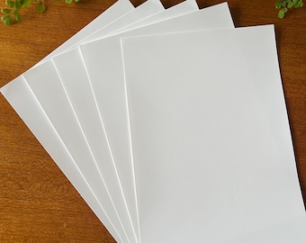 Bulkk Lot A4 Inkjet Vinyl Sticker Paper: Matte, Water Resistant
