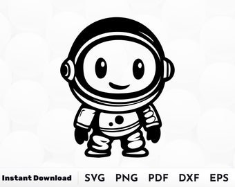 Astronaut-Svg, niedlicher Astronaut-Svg, Kinder-Astronaut-Svg, Astronaut-Biryhday-Svg, Cartoon Astronaut Png, Jungen-Hemds-Svg, Astronauten-Schnittdatei Art-Svg