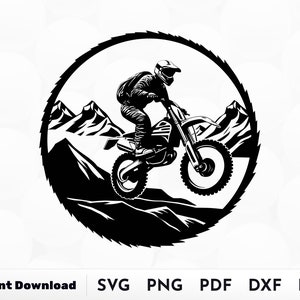 Motocross Rider Svg, Dirt Bike Svg, Motocross Rider Clipart, Motocross Rider Silhouette, MX Dirt Bike Off Road Moto Taglia file, MX Svg
