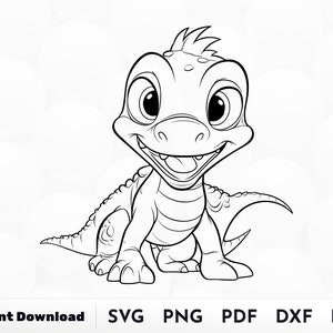 Cute Dinosaur Svg, Cute T-rex svg, T-Rex Svg, Dino Svg, Dinosaur SVG, Kids dinosaur Svg, Dinosaur Silhouette Svg, Dinosaur Clipart Png