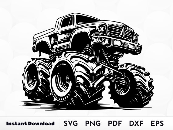 Cartoon Monster Truck Royalty Free SVG, Cliparts, Vectors, and Stock  Illustration. Image 30042068.