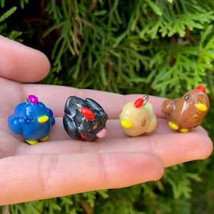 Polymer Clay Stardew Valley Chicken Charms