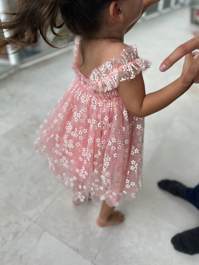 NEW PINK Baby Dress Daisy Dress First Birthday Dress Etsy