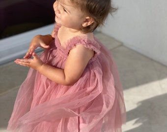 baby dress with tulle