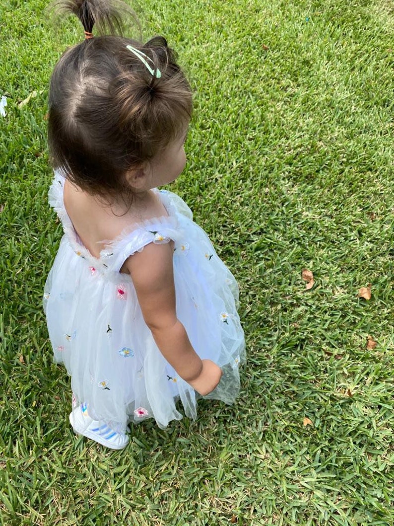 White Tulle Dress Baby Girl Tulle Dress Toddler Baby Tulle Etsy