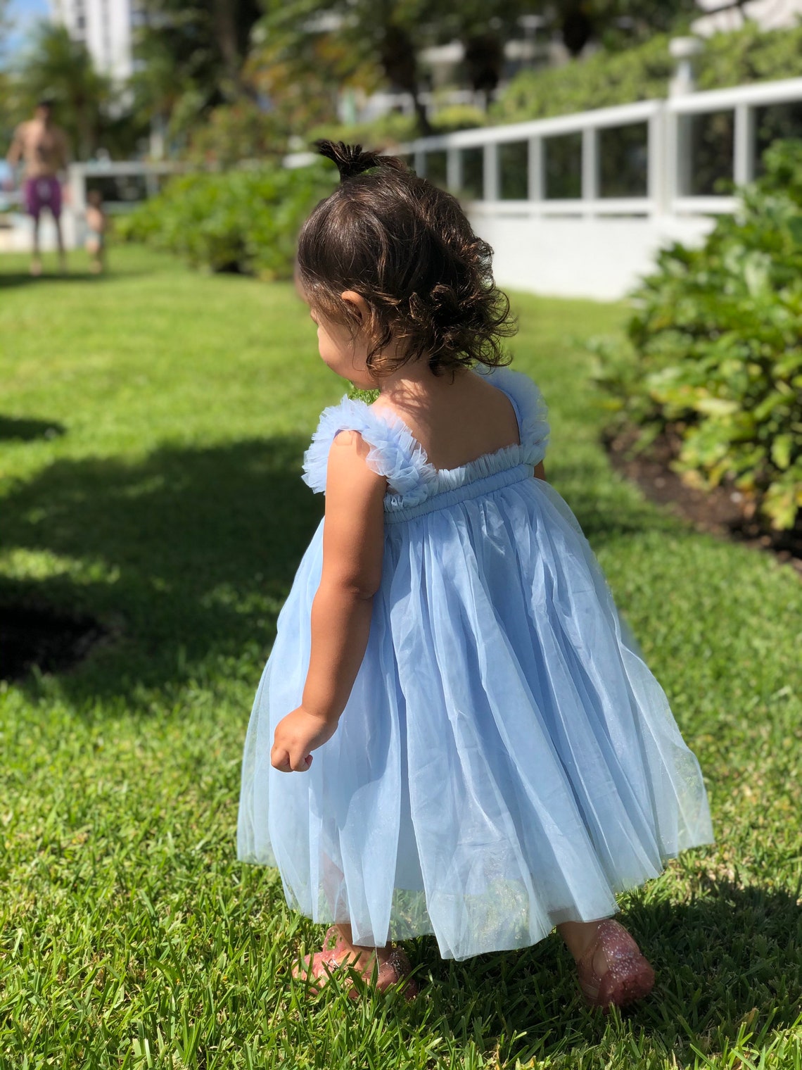Blue Baby Dress baby tulle dress baby dress toddler dress Etsy