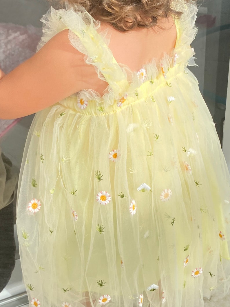 Yellow Toddler Tulle Dress Toddler Party Dress Baby Dress Etsy