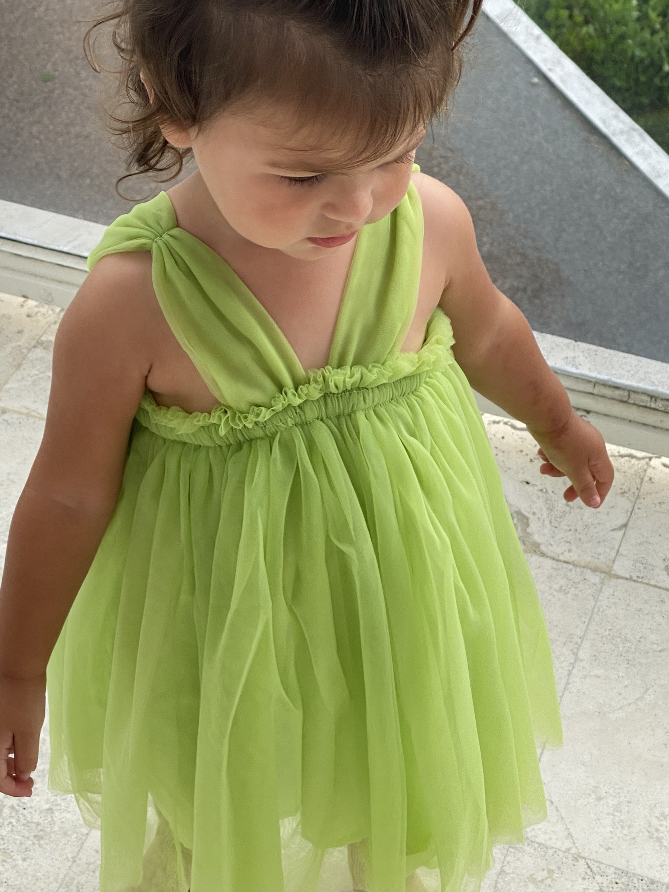 Lime green toddler party dress baby dress toddler tulle Etsy