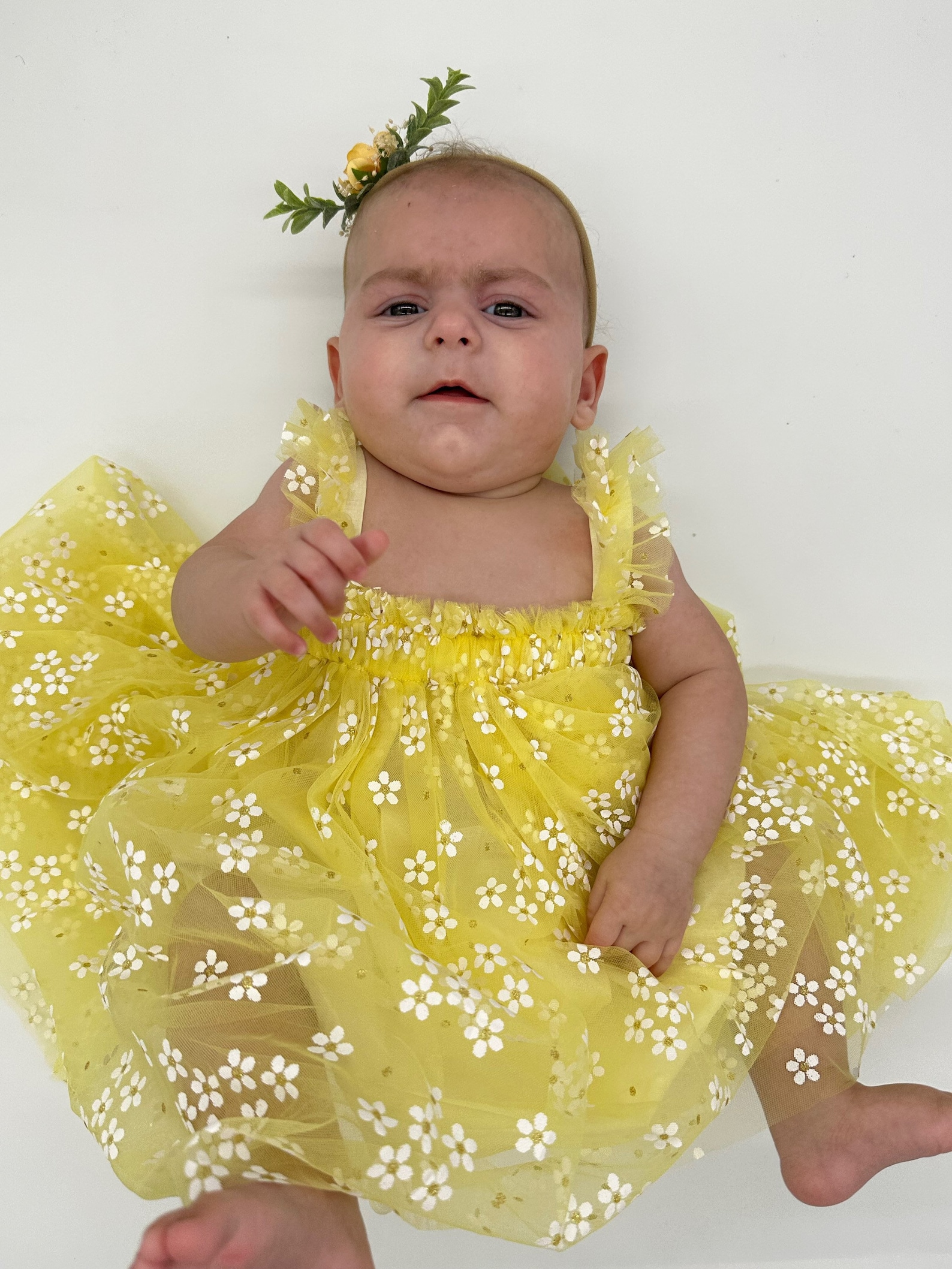 NEW Yellow Baby Dress Daisy Dress First Birthday Dress Etsy