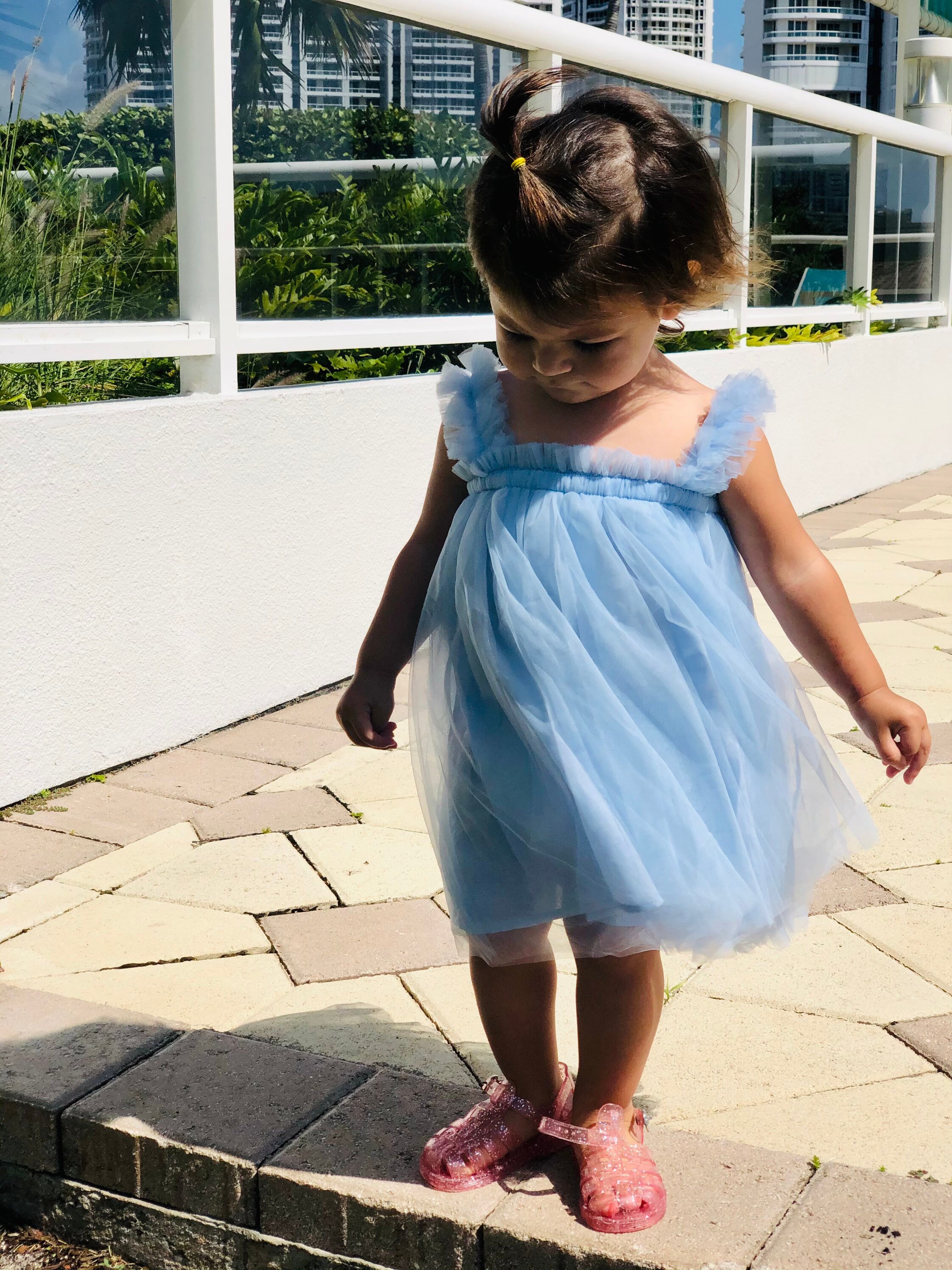 Blue Baby Dress baby tulle dress baby dress toddler dress Etsy