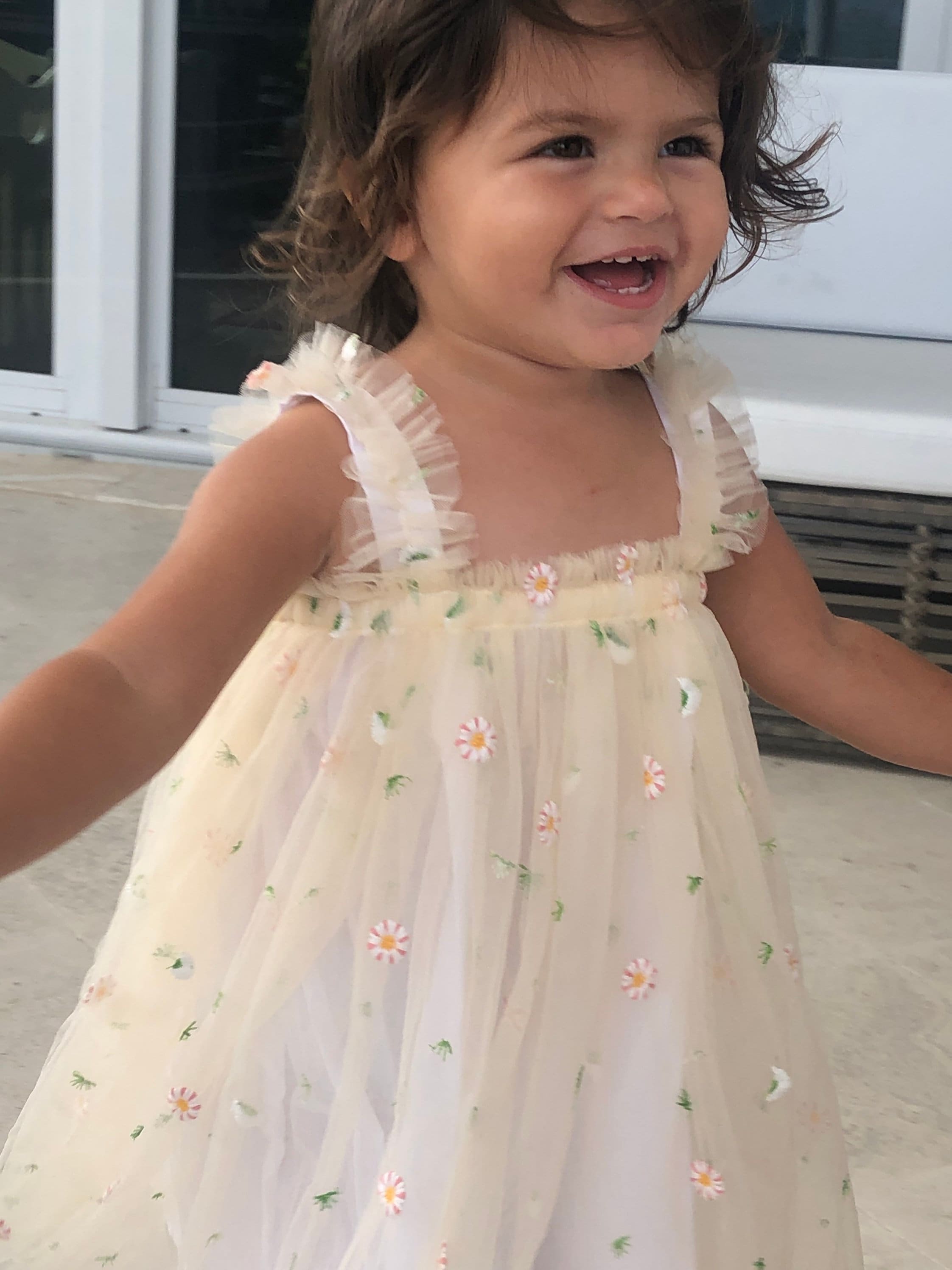 Cream Toddler Tulle Dress Toddler Party Dress Baby Dress Etsy UK