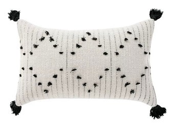 Monochrome Boho Cushion
