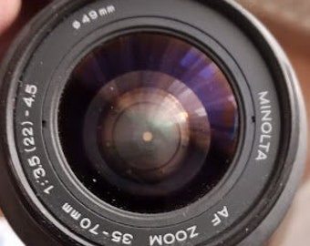 Minolta AF 35/70, SONY A Mount Lens, Free Postage