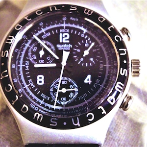 Vintage Swatch Irony Chronograph From 1992 In Excellent Condition...