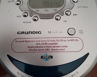 Grundig Portable CD Player Mystixx CPD 9200 SPCD MP3