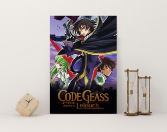 Code Geass Poster Etsy Code Geass Poster Etsy