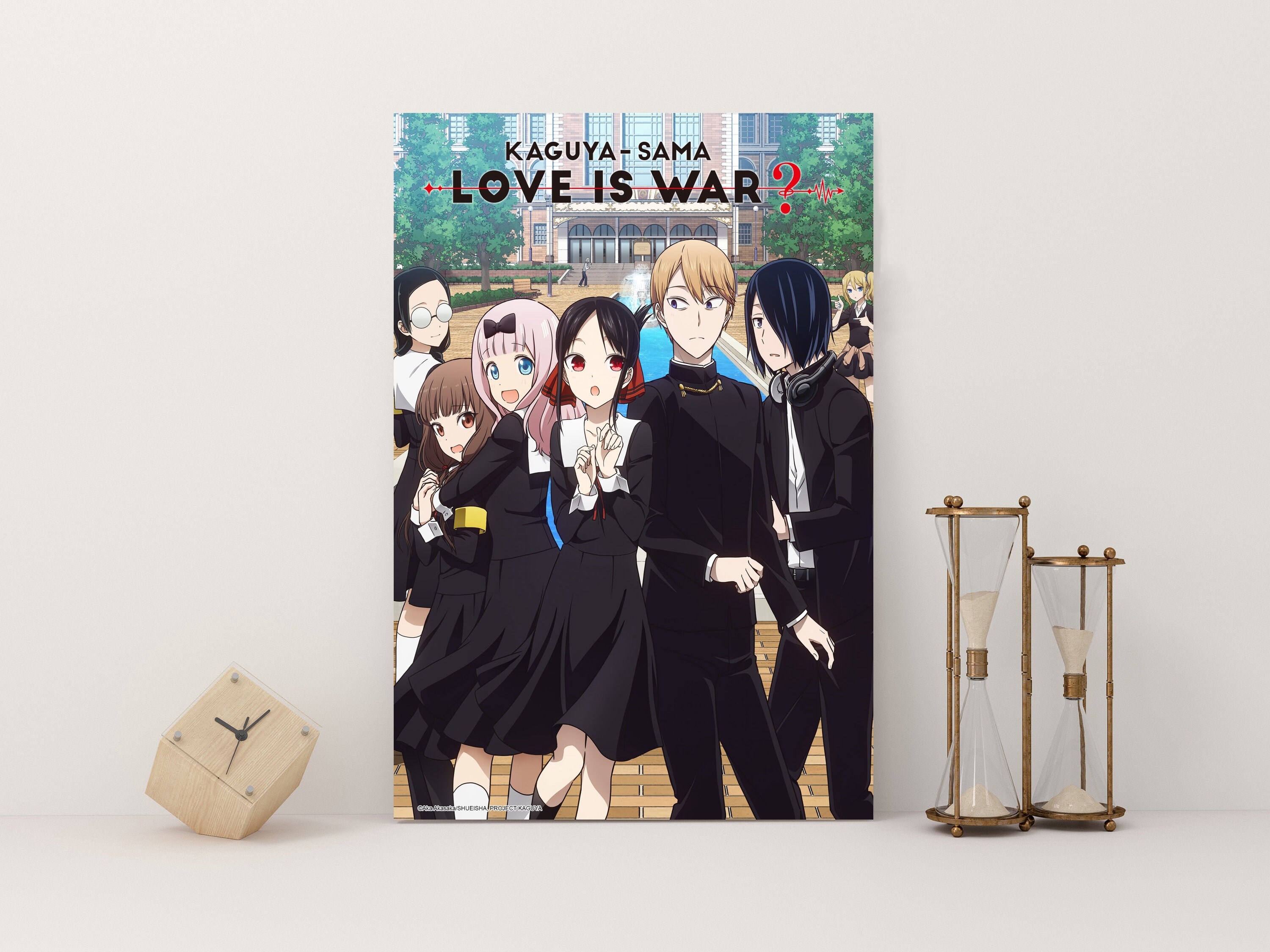Kaguya Sama Love Is War Season 2 Postertv Anime Postercanvas Etsy
