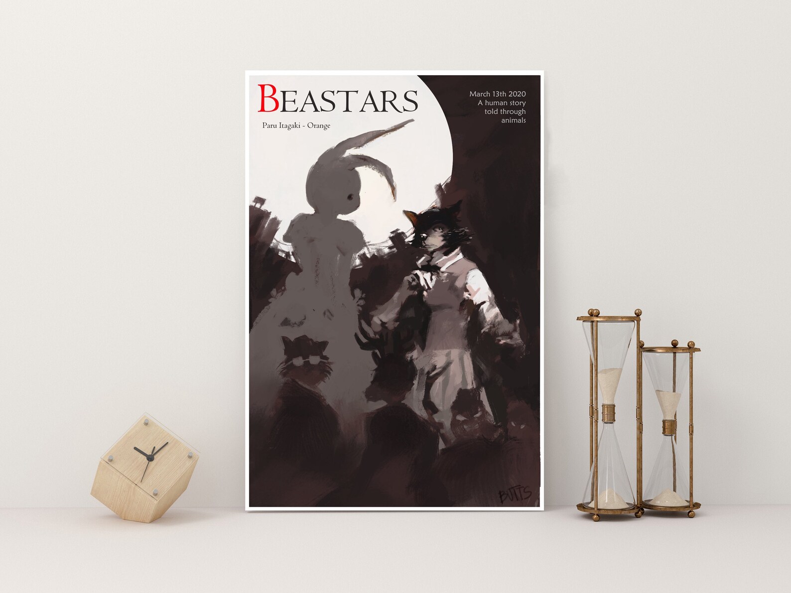 Beastars poster TV Series anime poster Canvas poster Etsy