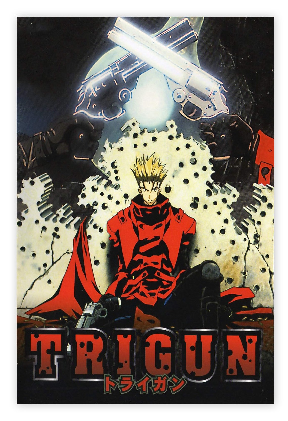 Trigun posterTV seriesAnime posterCharacter Anime Etsy