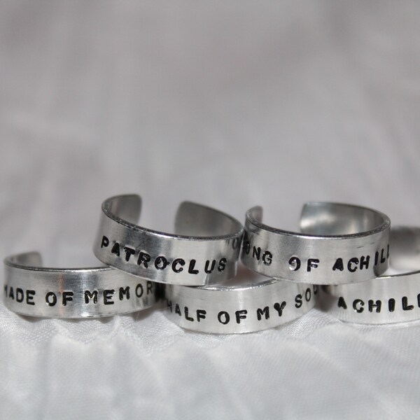 Song Of Achilles Inspired Ring - Adjustable