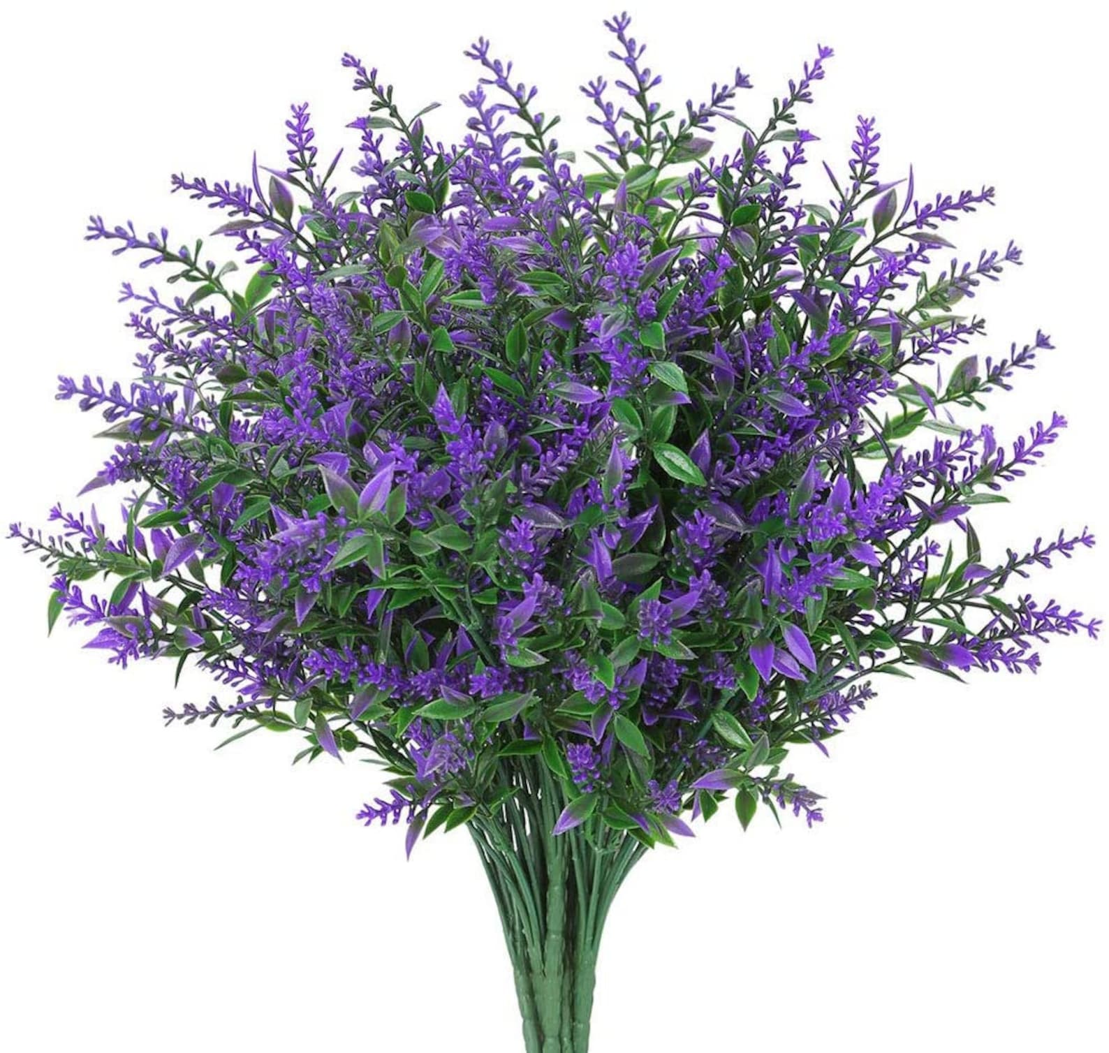 10 Bundles Artificial Lavender Flowers for Outdoor Decoration Etsy
