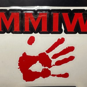 Missing and Murdered Indigenous Women Handprint decal.