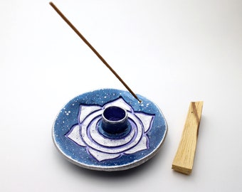 Ceramiczny uchwyt na kadzidło Palo Santo: Chakra Incense Burner