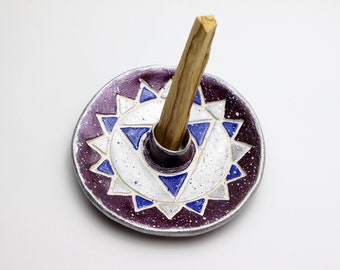 Ceramiczny uchwyt na kadzidełka Palo Santo: 3 w 1