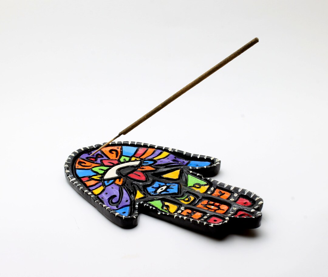 2in1 Hand Painted Incense Holder Incense Burner Free Incense Stick