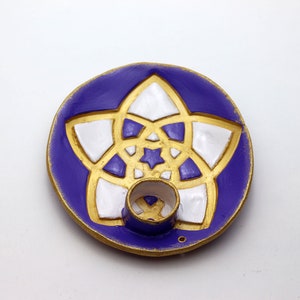 Ceramic Palo Santo Holder: Venus Flower Incense Burner