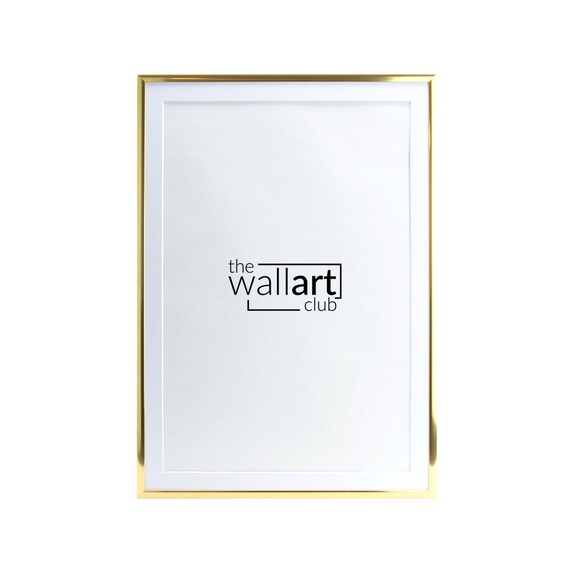 Frames Framing Black Photo Frame with thin mount Picture Frames in