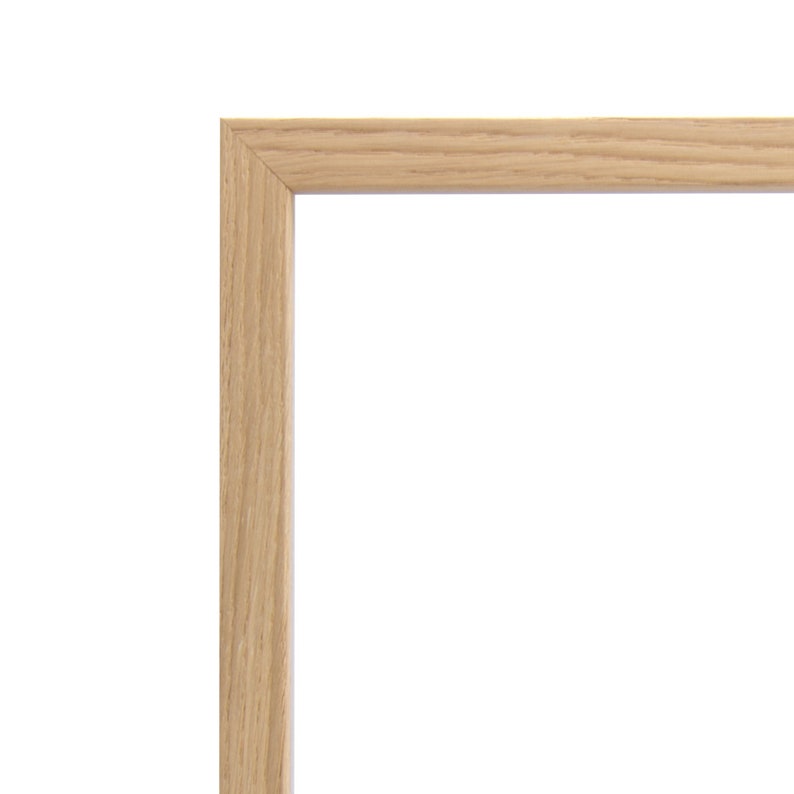 Oak Photo Frame With Thick Mount Picture Frames in Sizes A1 Etsy