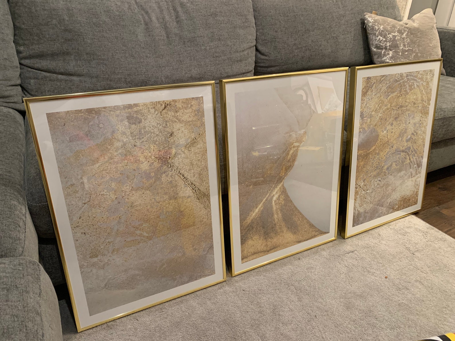 Thin Gold Photo Frame Gold Picture Frames in Sizes A1 A2 A3 & Etsy