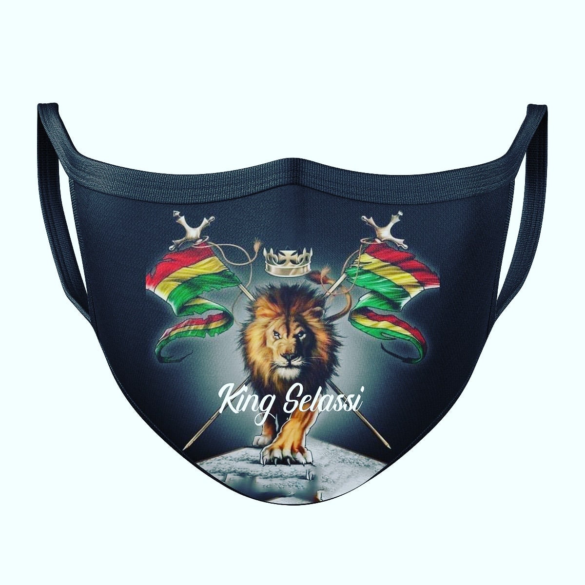 Jamaican Mask, Rastafarian Mask, Lion Print Mask, Reusable Washable ...