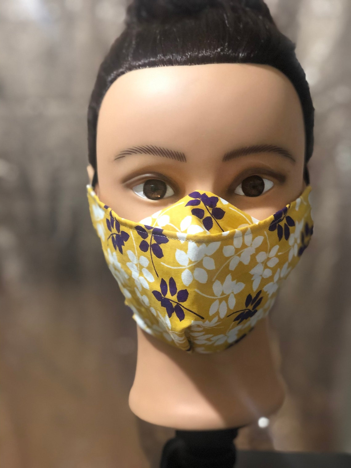 Floral mask spring mask 3d mask cute masks Etsy