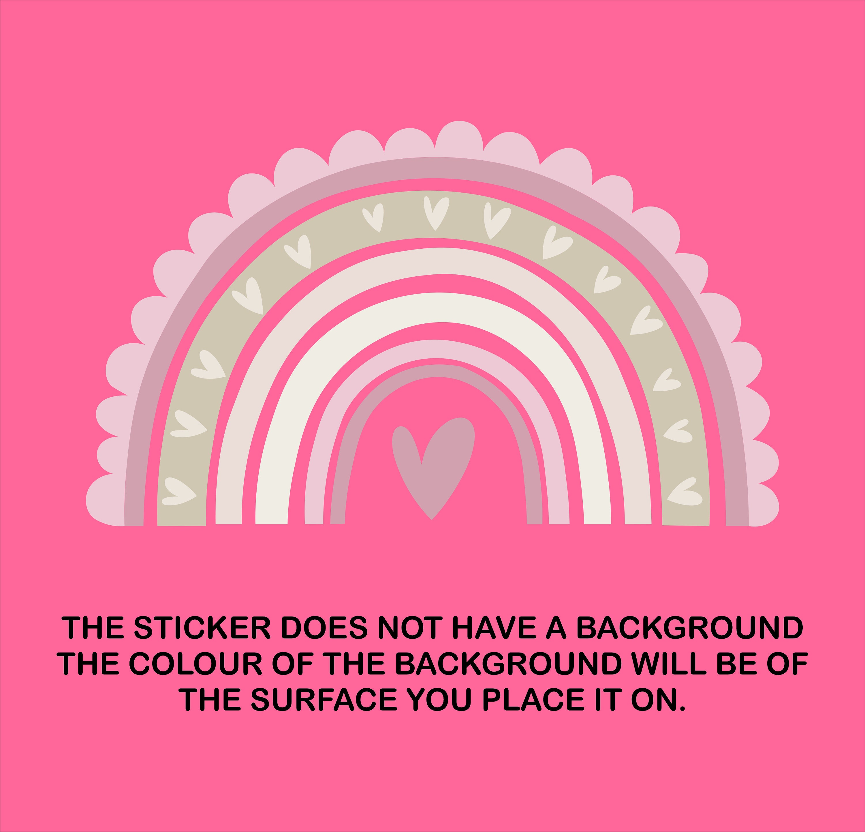 X10 Rainbow Wall Decal Nursery Wall Decal Watercolor Rainbow Etsy