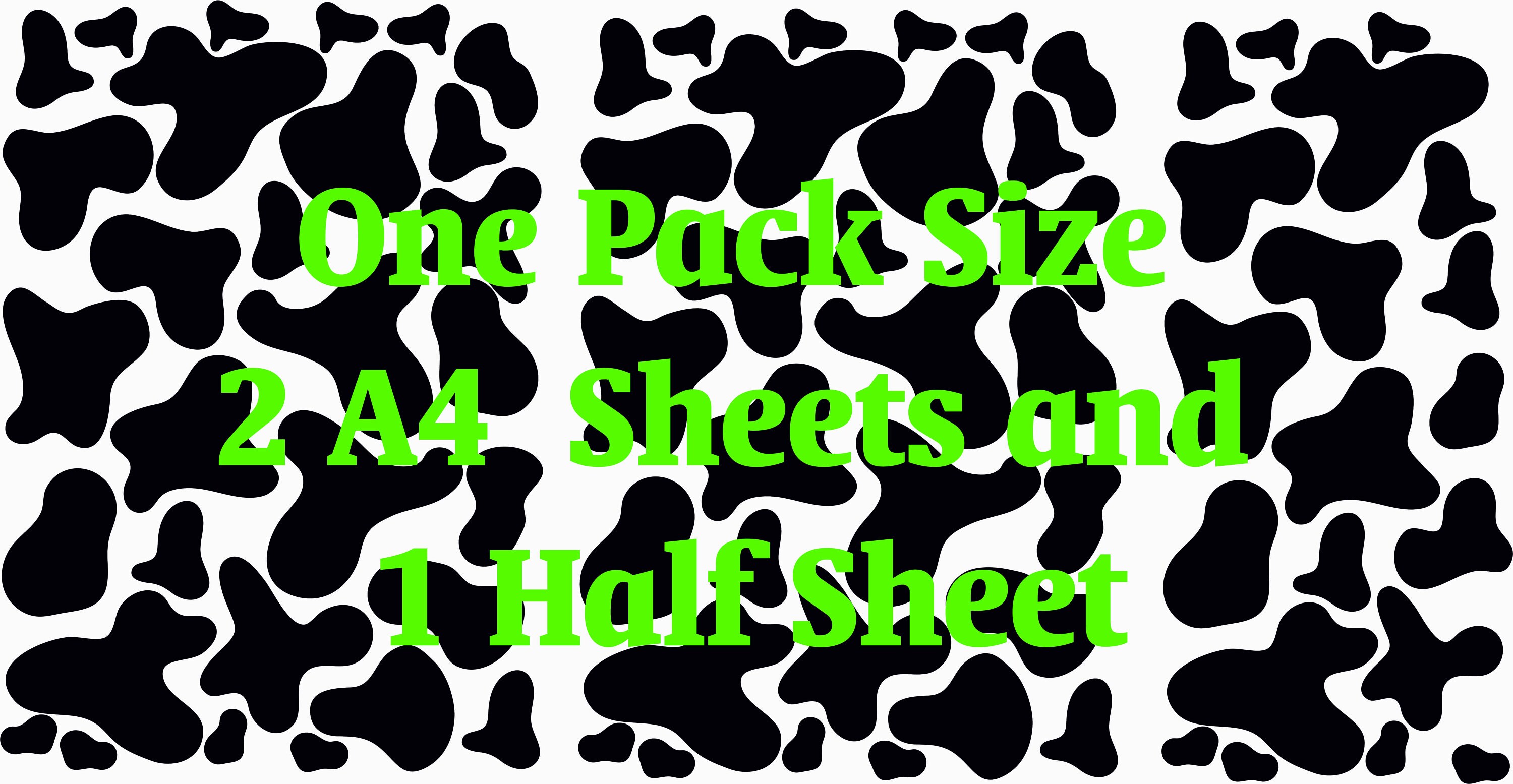 X76 Cow Print Spots Vinyl Sticker Nursery Kid Window Laptop - Etsy UK