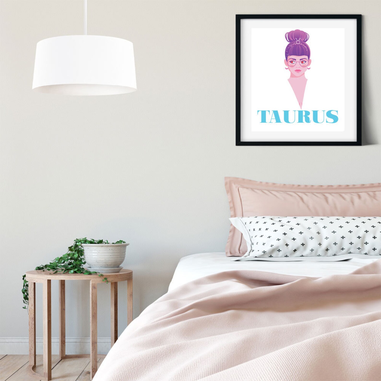 Taurus Zodiac Sign Printable Printable Wall Art Astrology | Etsy