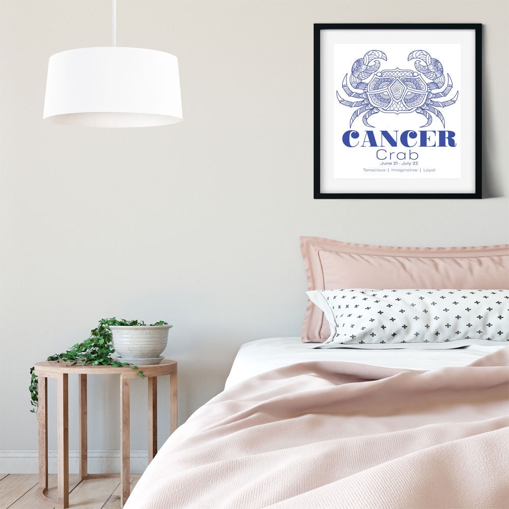 Cancer Zodiac Sign Printable Printable Wall Art Astrology | Etsy