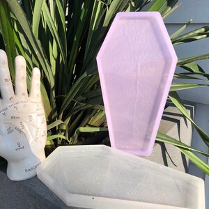 Pastel Goth Inspired Coffin Resin Trays