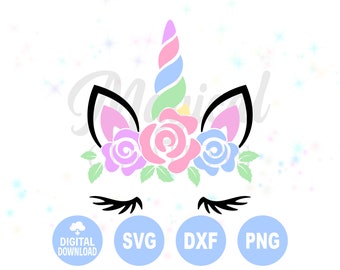 Free Free Unicorn Face With Roses Svg 868 SVG PNG EPS DXF File
