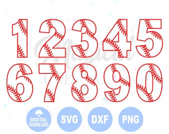 Download Baseball Number Etsy