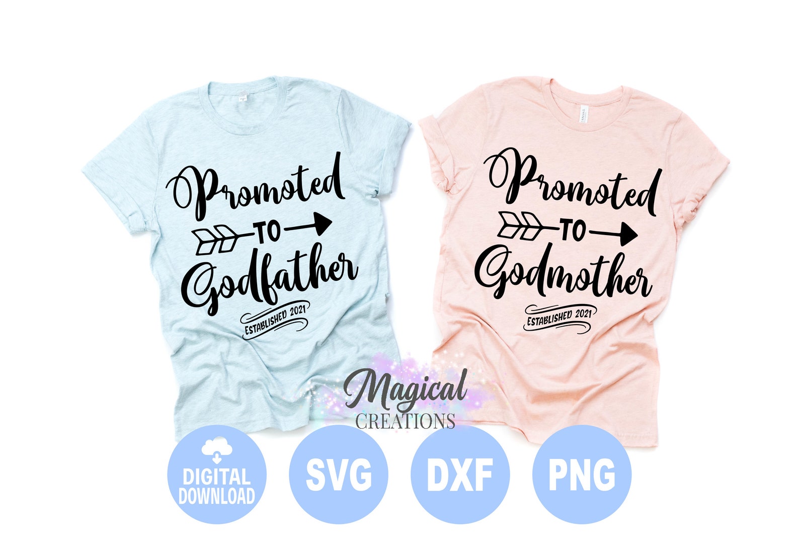 Download Promoted to Godfather svg Promoted to Godmother svg New | Etsy